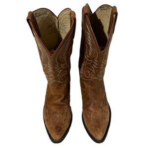 DURANGO Tan Leather Cowboy Western Boots Mid-Calf Women's Size 7.5 M RD5302